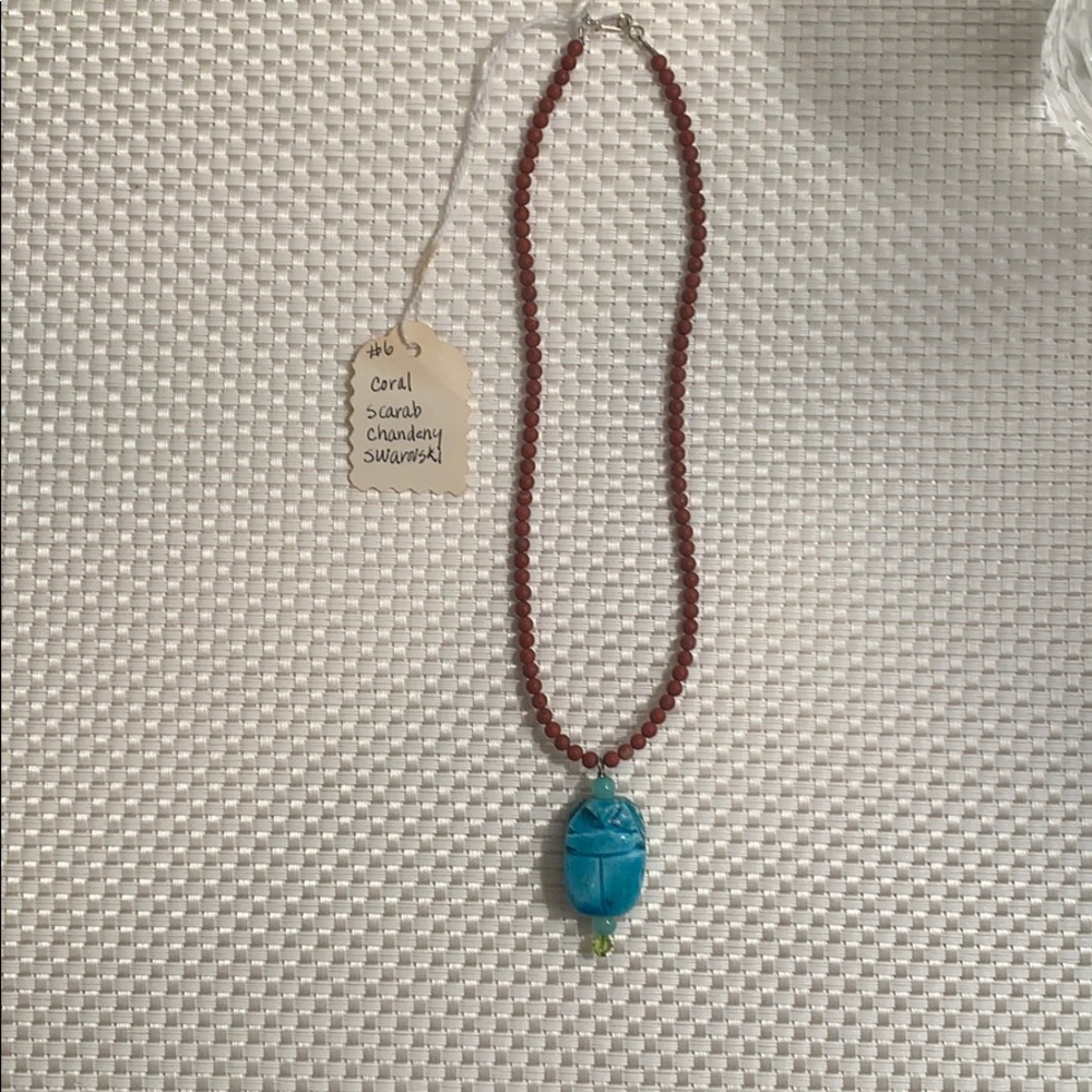 Scarab Pendant Necklace